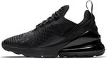 Nike Air Max 270 Bg, Jungen Fitnessschuhe, Schwarz (Black/Black 001), 38 EU