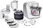 Bosch K&uuml;chenmaschine Serie 4, Edelstahl-Sch&uuml;ssel 3,9 L, Knethaken, Schlag- und