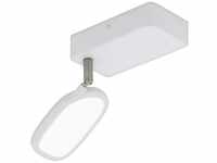EGLO connect LED Wandlampe Palombare-C, 1 flammige Smart Home Deckenlampe aus Metall,