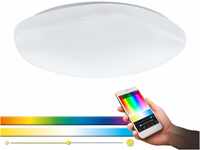 EGLO connect LED Deckenleuchte Totari-C, Smart Home Deckenlampe , Material:...