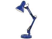 Globo Schreib Tisch Leuchte blau Wohn Arbeits Zimmer Beleuchtung Lese Lampe