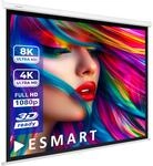 ESMART Professional MIROLO Rollo-Leinwand, Gesamtbreite 223 cm, Tuch: Wei&szlig;