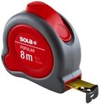 SOLA POPULAR - Bandma&szlig; 8m / 25mm - Profi-Rollbandma&szlig; mit G&uuml;rtelclip - Stahlband,