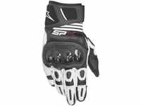 Alpinestars SP X Air Carbon V2 Motorradhandschuhe Schwarz/Weiß XL Kinetic Gloves