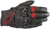 Motorradhandschuhe Alpinestars Celer V2 Gloves Black Red Fluo, Schwarz/Rot, S