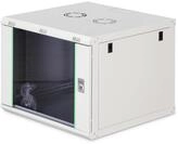 DIGITUS Netzwerkschrank - 19 Zoll Rack - 9HE - Wandmontage - 600mm Tiefe -...