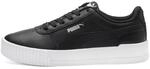 PUMA Damen Carina L Sneakers, Puma Black-Puma White-Puma Silver, 42 EU