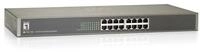 LevelOne FSW-1650 Switch, 48,3 cm, 16-Port