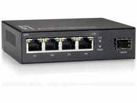 LevelOne GEU-0521 Gigabit Ethernet Switch mit 4X GE und 1x GE SFP-Port