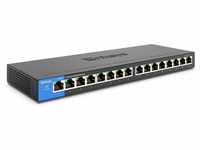 Linksys LGS116-EU 16-Port Unmanaged Gigabit-Netzwerk-Switch – Ethernet-Switch/Hub