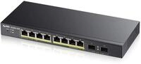 Zyxel 8-Port Gigabit Web / Smart Managed PoE+ Switch mit einem Budget von 77...