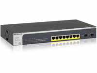 NETGEAR GS510TPP 10 Port Gigabit Ethernet LAN PoE Switch Smart (Netzwerk Switch