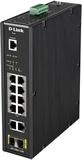 D-Link DIS-200G-12PS 12-Port Layer2 Smart Managed Gigabit PoE Industrial Switch (8x