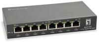 LevelOne Switch 8X GE GEP-0823 120W 8Xpoe+