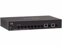 Cisco SG350-10SFP Managed Switch mit 10 Gigabit-Ethernet-Ports (GbE) mit 8