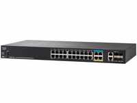 Cisco SG350X-24PD-K9-UK SG350X-24PD 24-Port 2.5G PoE stapelbarer Managed Switch