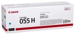 Canon CO12480 Toner Cartridge 055H C - Cyan - hohe Reichweite, 5900 Seiten