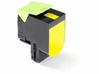 Green2Print Toner gelb 3000 Seiten ersetzt Lexmark 80C0H40, 800H4, 80C2HY0,...
