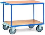 Fetra Transportger&auml;te mtpic2401 F 500 Regal Wagen mit Tablett, 2 rechteckig, 270 mm,