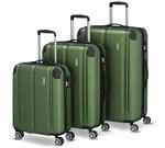 Travelite 4-Rad Koffer Set Gr&ouml;&szlig;en L/M/S mit TSA Schloss + Dehnfalte (au&szlig;er...