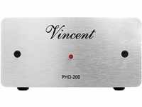 Vincent PHO-200 Phono-Vorverstärker (12 V DC, 200 mA) Silber