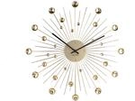 Karlsson Sunburst Wanduhr &Oslash; 50 cm Crystal Gold