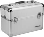 anndora Werkzeugkoffer lang L45 x B23 x H34 cm - abschlie&szlig;bar - Silber | variabel