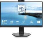 Philips 241B7QUBHEB - 24 Zoll FHD USB-C Docking Monitor, Webcam, h&ouml;henverstellbar