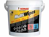 SONAX MultiWipes (72 Stück) reißfeste & widerstandsfähige Viskosevliestücher,
