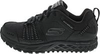 Skechers Herren Escape Plan Trekking Low Cut, Black Leather/Mesh/Trim, 43 EU