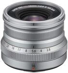 FUJIFILM Objectif Fujinon XF 16mm f/2.8 R WR Silver