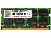 Transcend TS512MSK64V3N Speichermodul 4GB DDR3 1333 SO-DIMM 2Rx8 256Mx8 CL9 1.5V