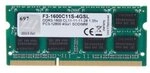 GSkill F3-1600C11S-4GSL Memory SO D3 1600 4GB C11 1x 4GB, 1,35V, Value Series