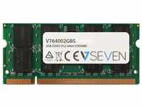V7 V764002GBS Notebook DDR2 SO-DIMM Arbeitsspeicher 2GB (800MHZ, CL6, PC2-6400,