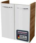 FACKELMANN Mini-Waschtischunterschrank Milano/Badschrank mit Soft-Close-System/Ma&szlig;e