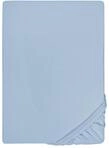 biberna Deluxe Jersey-Elastic-Spannbetttuch 140x200 cm - 160x220 cm blau | 97%