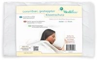 Mediflow Gesteppter Kissenschutz: Schutz mit Rei&szlig;verschluss vor Staub und