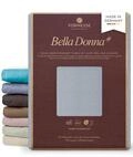 Spannbettlaken Bella Donna Jersey f&uuml;r Matratzen & Wasserbett 140-160 x 200-220 cm in