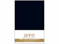 Janine Spannbetttuch 5007 Mako Jersey 90/190 bis 100/200 cm schwarz Fb. 98