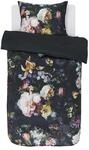 ESSENZA Bettw&auml;sche Fleur Nightblue, 135x200 cm + 1x 80x80 cm - 100% Baumwollsatin