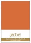 Janine Spannbetttuch 5007 Mako Jersey 140/200 bis 160/200 cm rost-orange Fb. 67