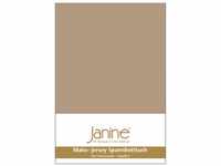 Janine Spannbetttuch 5007 Mako Jersey 140/200 bis 160/200 cm Nougat Fb. 37