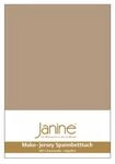 Janine Spannbetttuch 5007 Mako Jersey 140/200 bis 160/200 cm Nougat Fb. 37