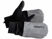 Craft Herren Hybrid-Wetterhandschuh Kaltwetter-Handschuhe, Silber/schwarz, XXL