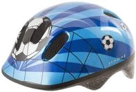 M-Wave Kinder Fahrradhelm Soccer, blau, 50-57 cm