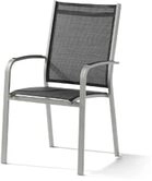Sieger 911/A-G Meran Stapelsessel, Grau, 57 x 61 x 85 cm
