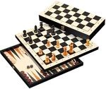 Philos Backgammon 3 in 1 Reis Set 30mm