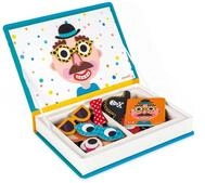 Janod J02716 Magneti'Book Crazy Faces Educational Game, Boys,Blue