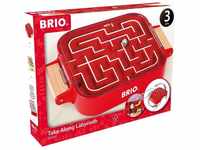 BRIO 34100 Mitnehm-Labyrinth - Kurzweiliger Spielspaß für daheim oder unterwegs -