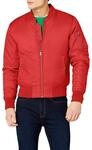 Urban Classics Herren Jacke, Polyester, Rot (Fire Red 697), S